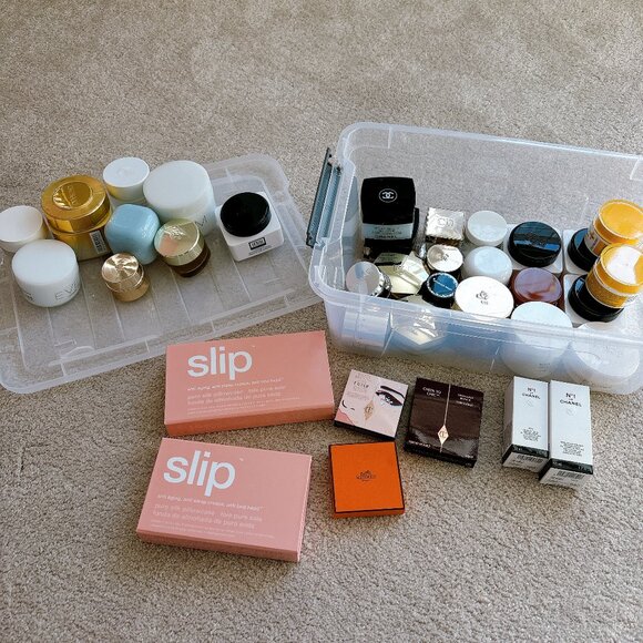 EMPTY COSMETICS CASES, BOTTLES, BOXES, ETC. PRICE FOR ALL - Picture 1 of 15